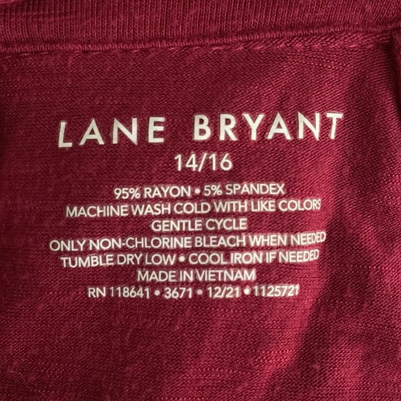 Lane Bryant Red Soft Halter Top - Picture 6 of 6